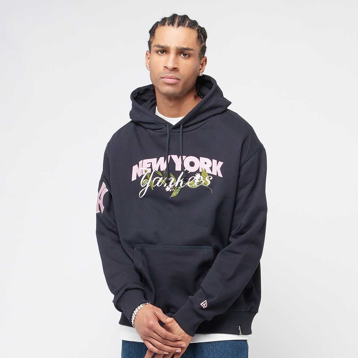 New Era, MLB Floral Graphic Hoodie New York Yankees, blue