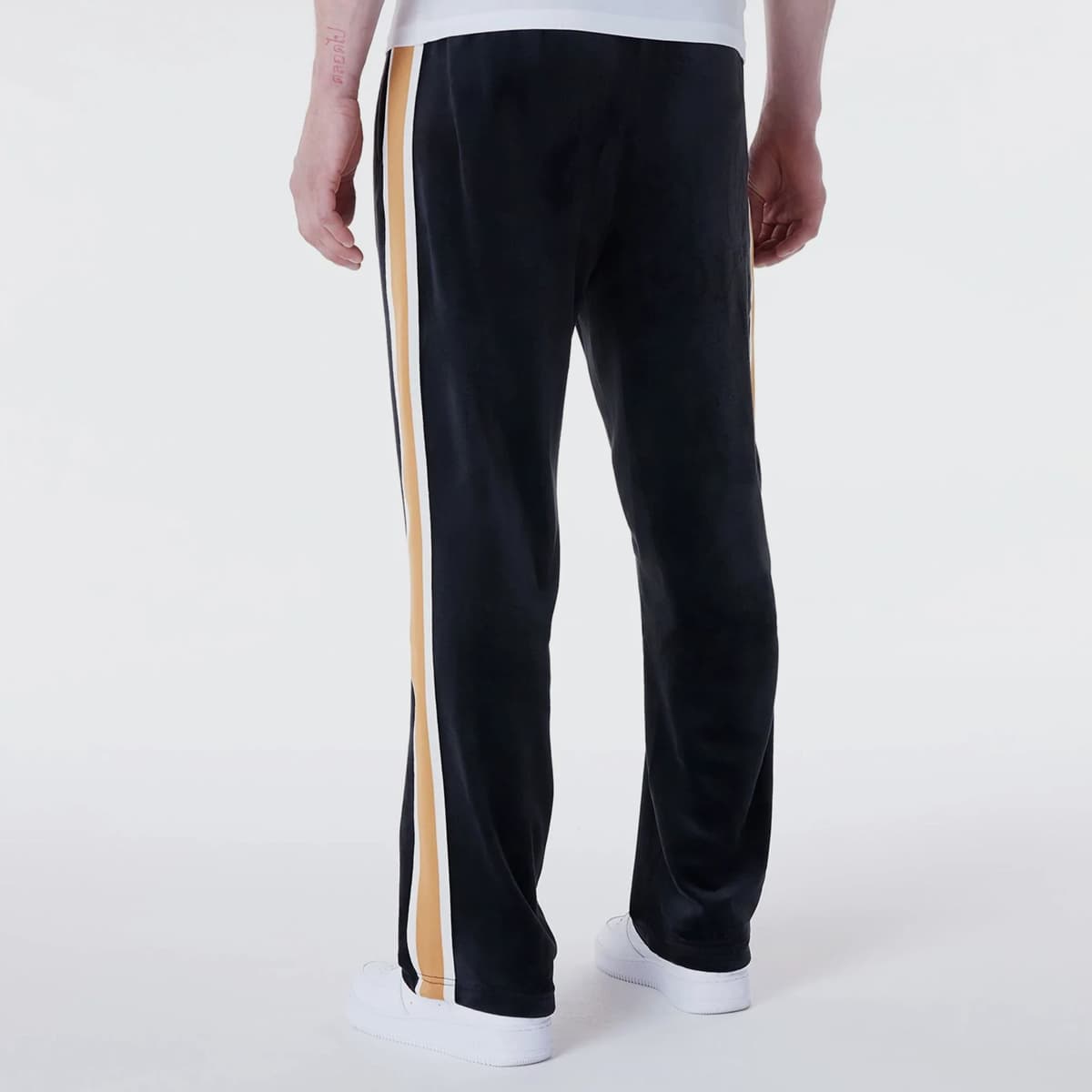 new era MLB Velour Track Pants York Yankees men Trainingsbroeken zwart Maat S Kleding