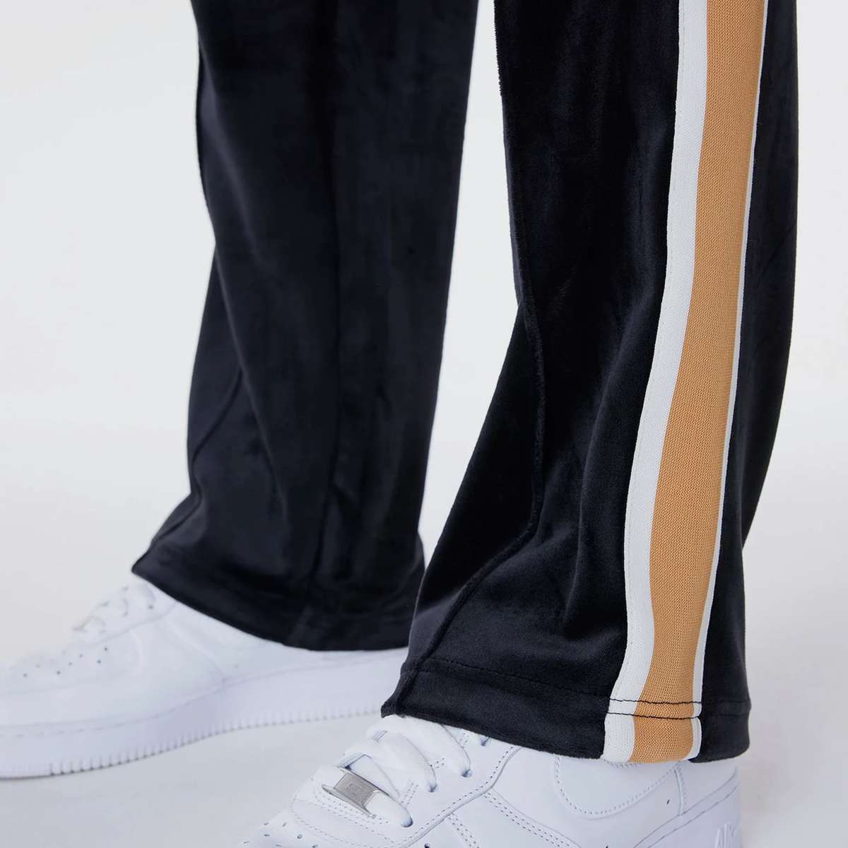 new era MLB Velour Track Pants York Yankees men Trainingsbroeken zwart Maat S Kleding