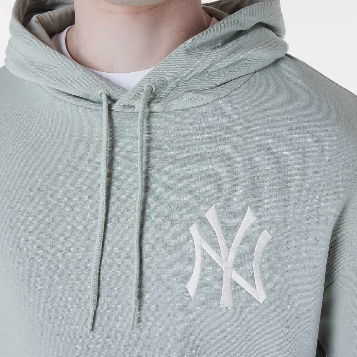 new era MLB League Essential Oversized Hoodie York Yankees men Hoodies & Sweaters groen Maat S Kleding