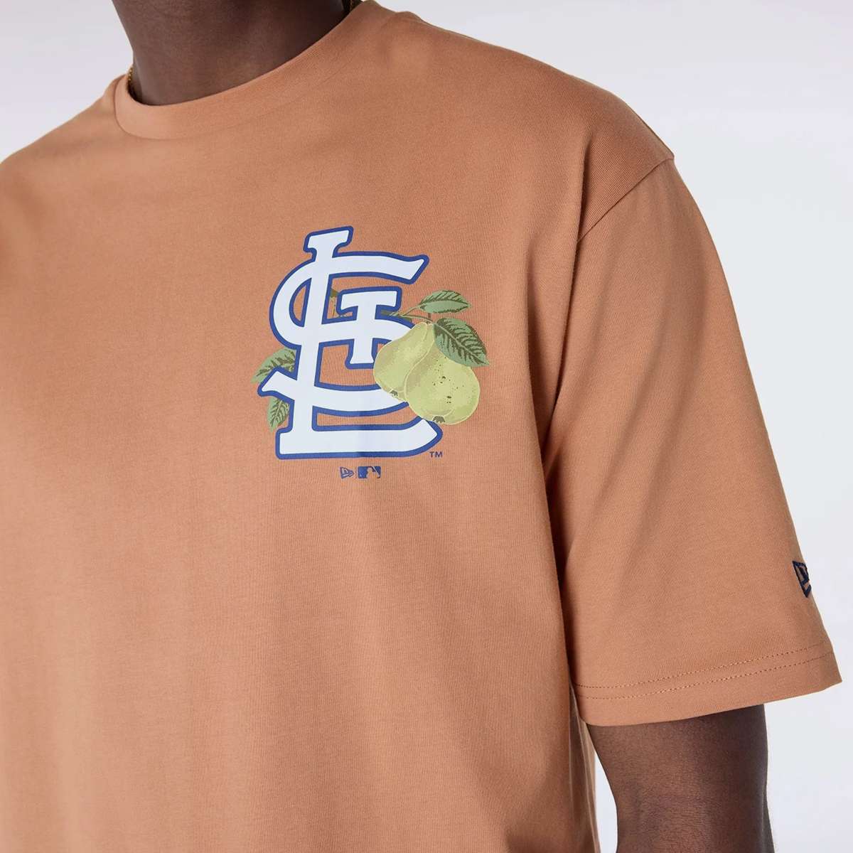 new era MLB Fruit Graphic Tee St. Louis Cardinals men T-Shirts & Polo's oranje Maat S Kleding