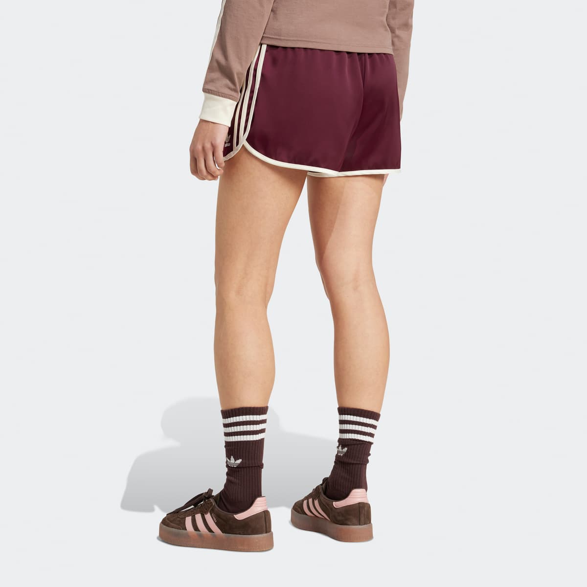 adidas Originals 3-Stripes Sprinter Shorts women Sportshorts rood Maat L Kleding