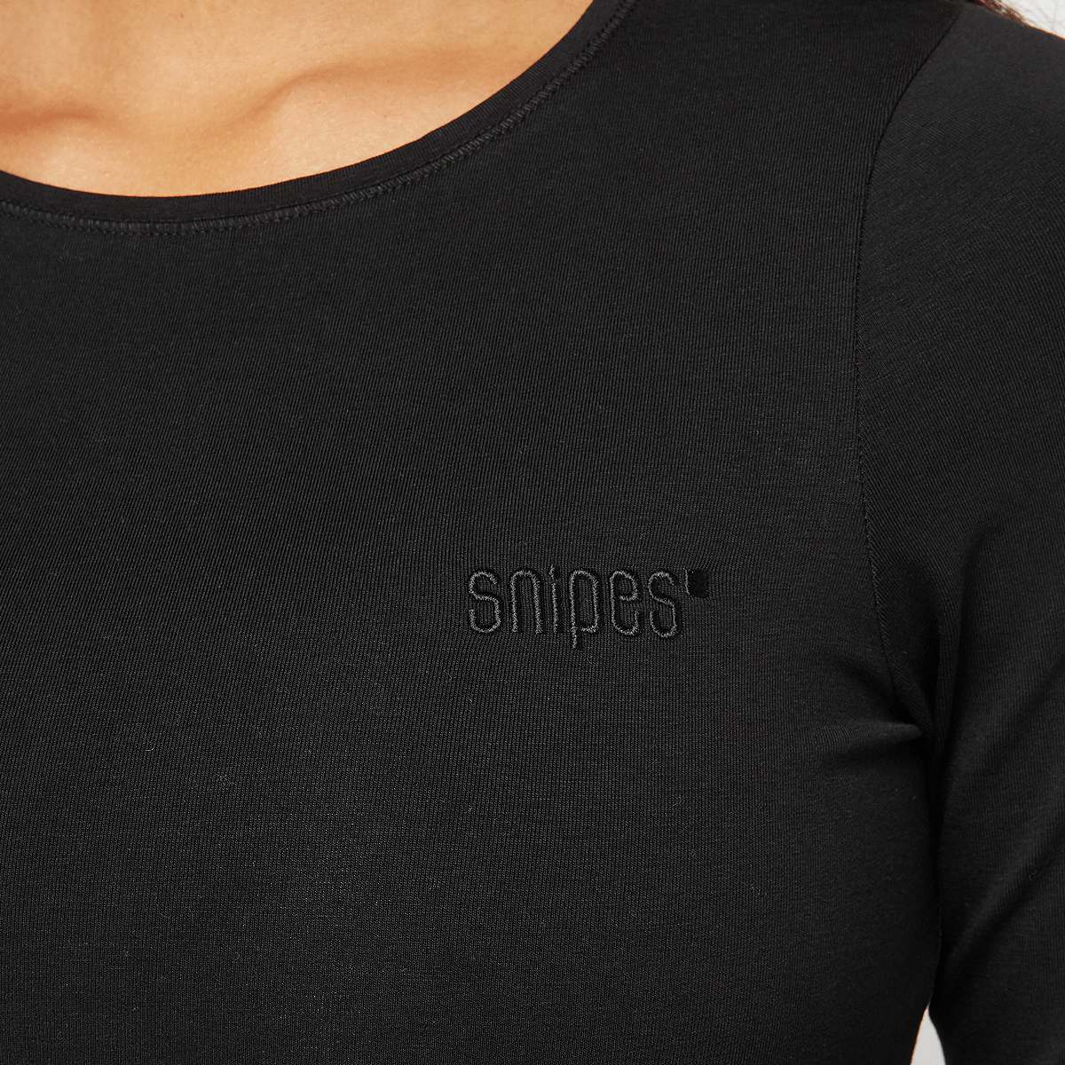 SNIPES Small Logo Essential Longsleeve women Longsleeves zwart Maat XS Kleding
