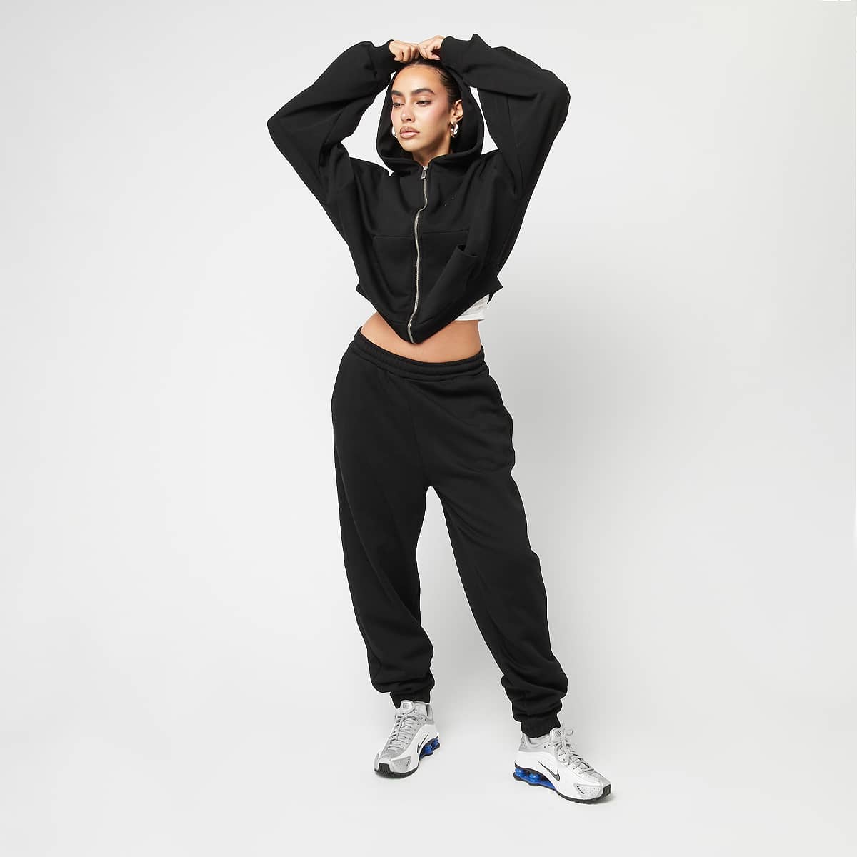 Snipes Small Logo Essential Oversized Zip Hoodie — foto 4