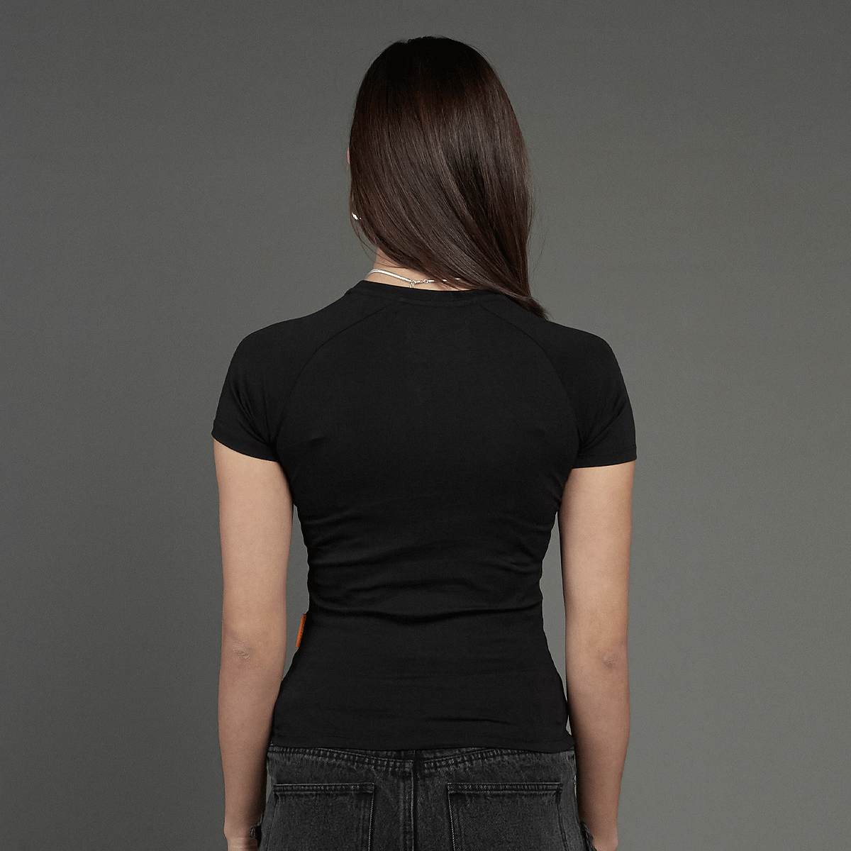 SNIPES Varsity Raglan Tight Tee women T-Shirts & Polo's zwart Maat XS Kleding