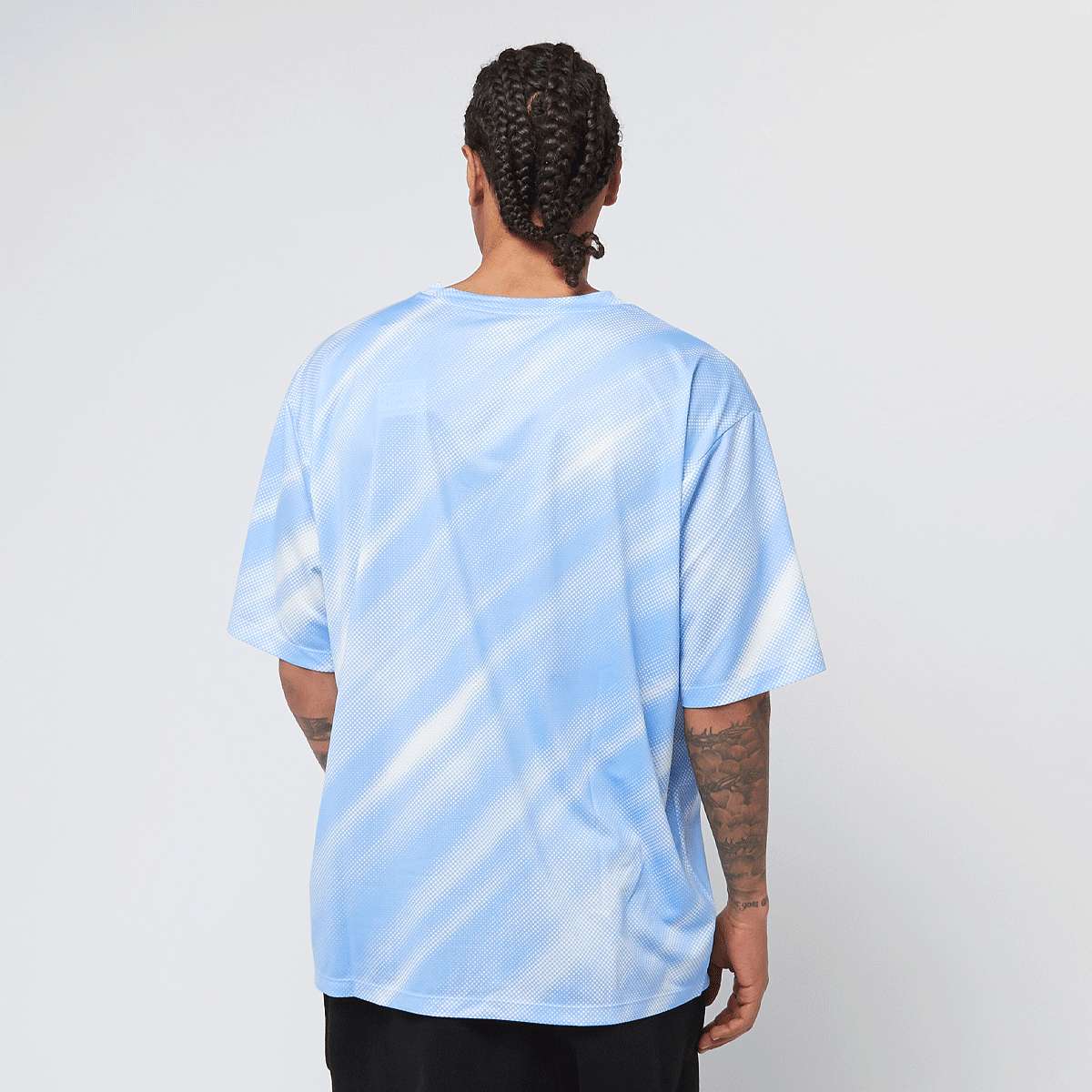 New Balance Geometric Poly Tee T-Shirts & Polo's in blauw formaten: S
