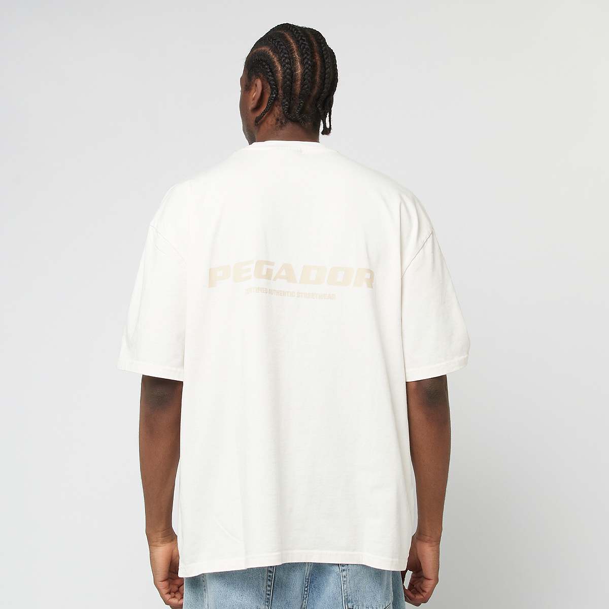 Pegador, Colne Logo Oversized Tee, beige
