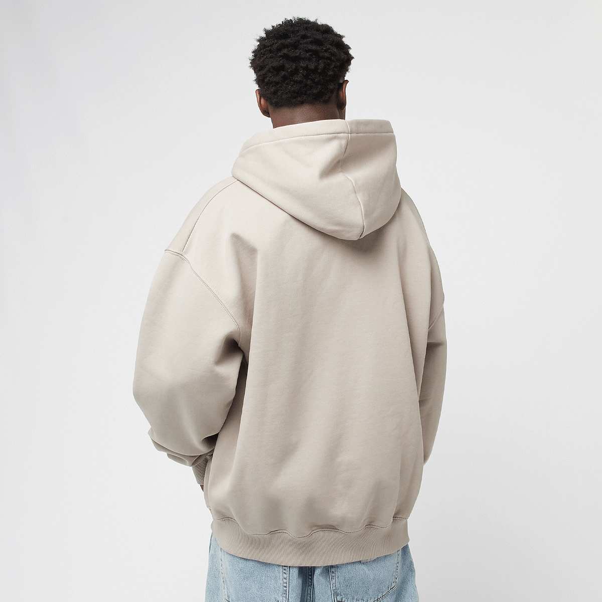 Pegador Logo Oversized Sweat Jacket Men Hoodies & Sweaters grijs Maat S Kleding