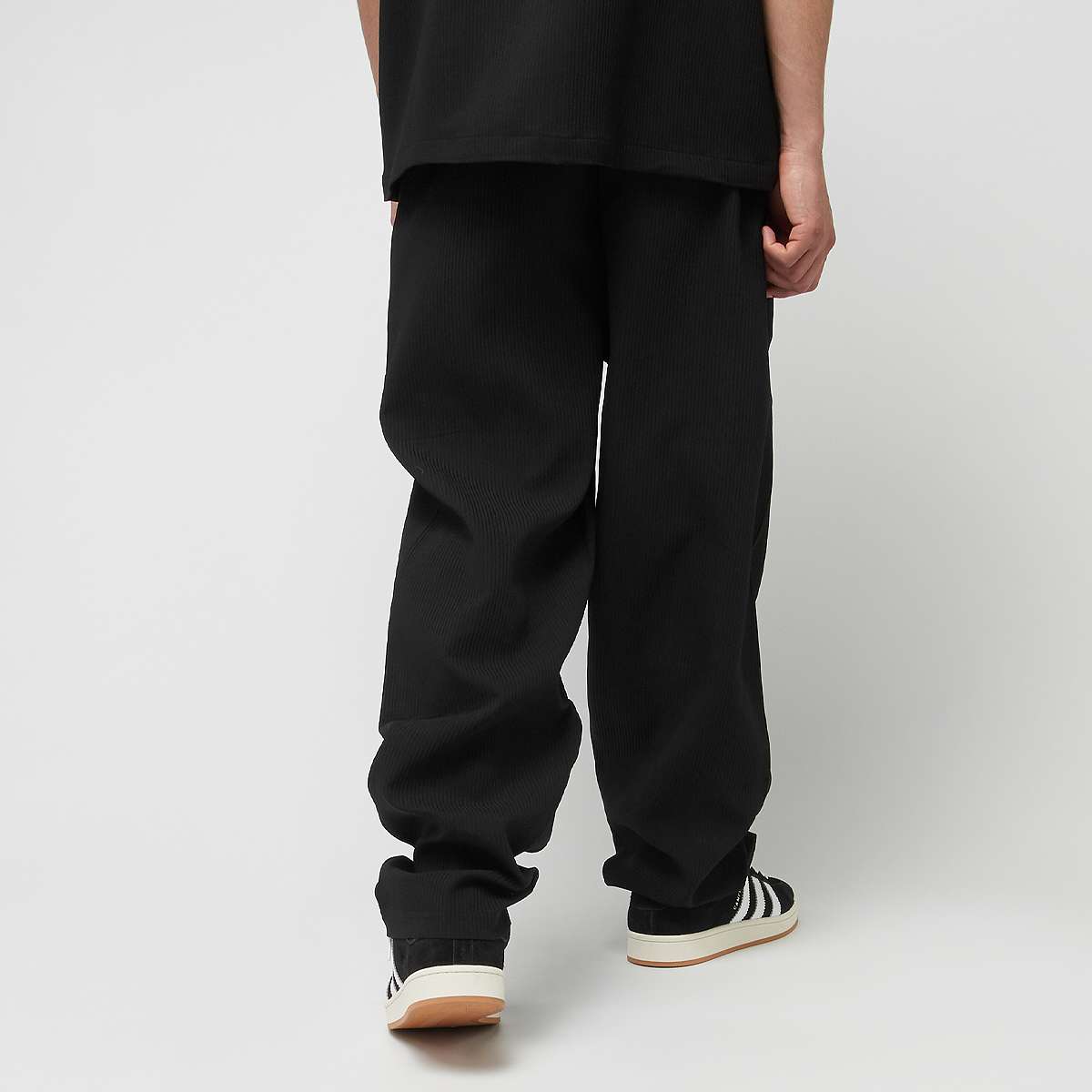 Pegador Troy Plissee Pants men Chino's zwart Maat S Kleding