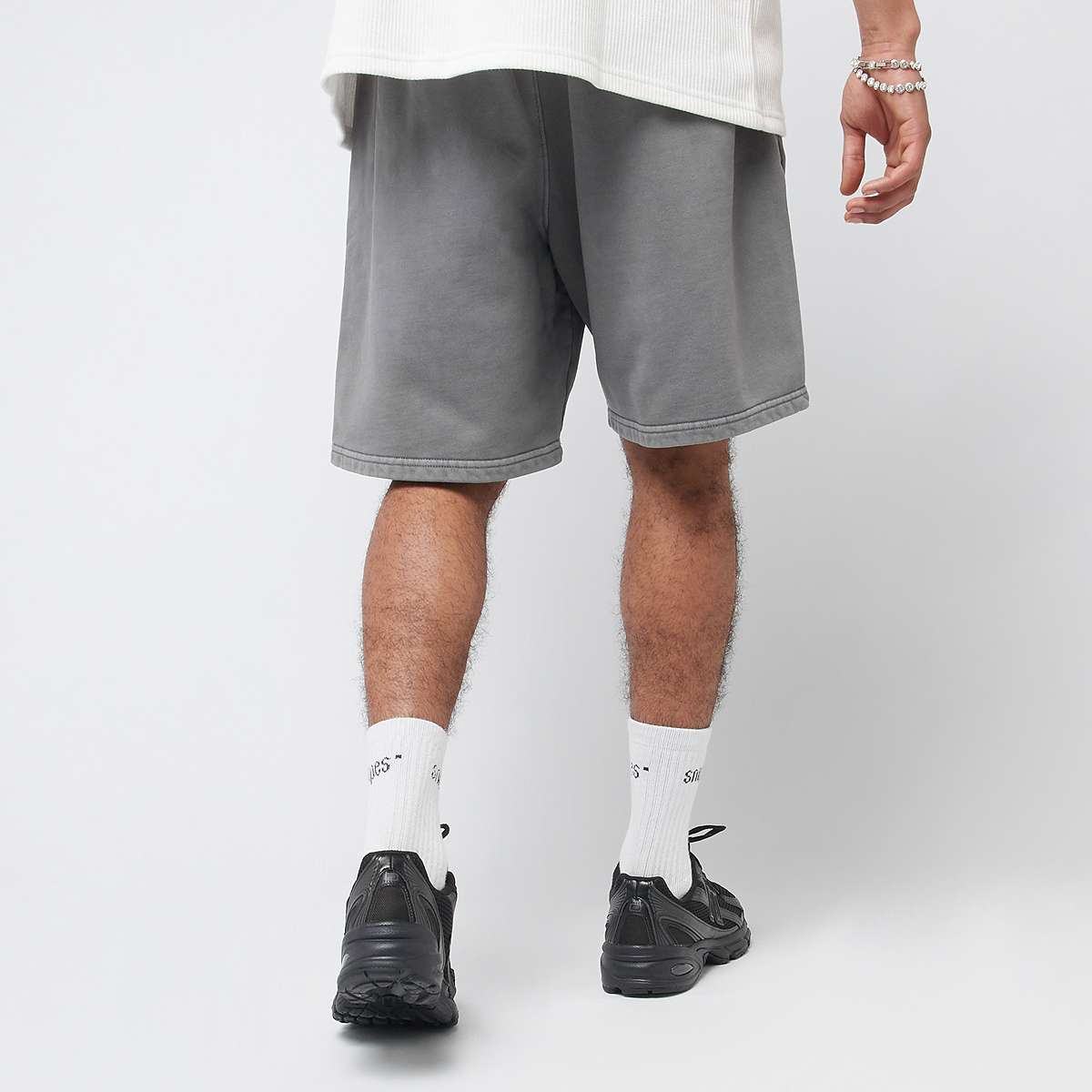 Pegador Logo Heavy Sweat Shorts men Sportshorts grijs Maat S Kleding