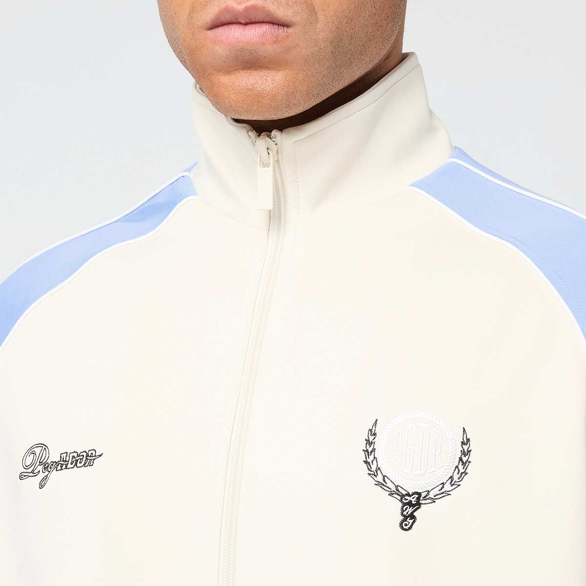 Pegador Atlas Track Jacket Trainingspakken in wit formaten: S