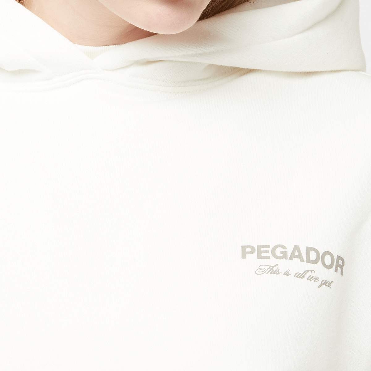 Pegador Ella Oversized Hoodie women Hoodies & Sweaters beige Maat XS Kleding