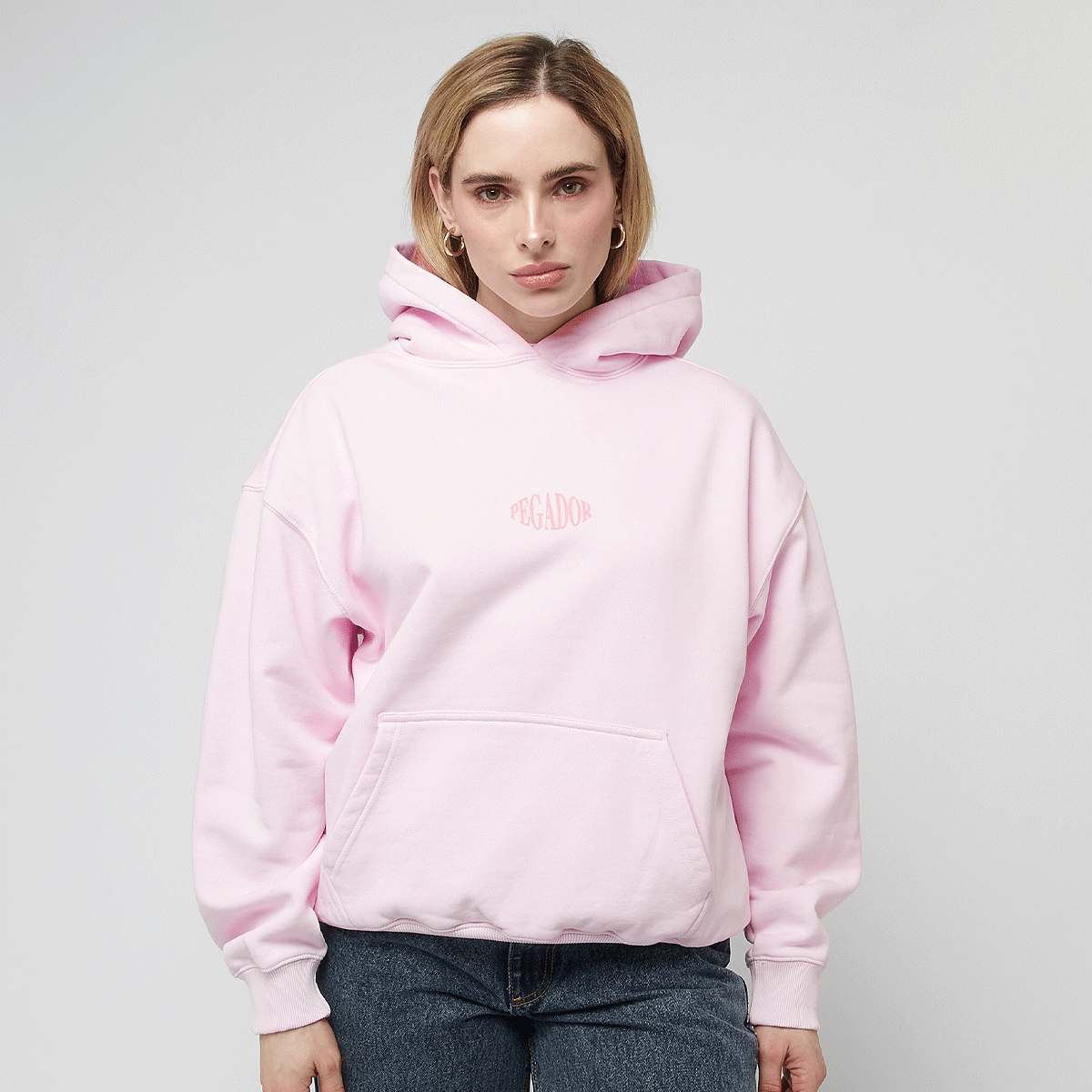 Pegador Kimi Oversized Hoodie Hoodies & Sweaters in lichtroze formaten: XS
