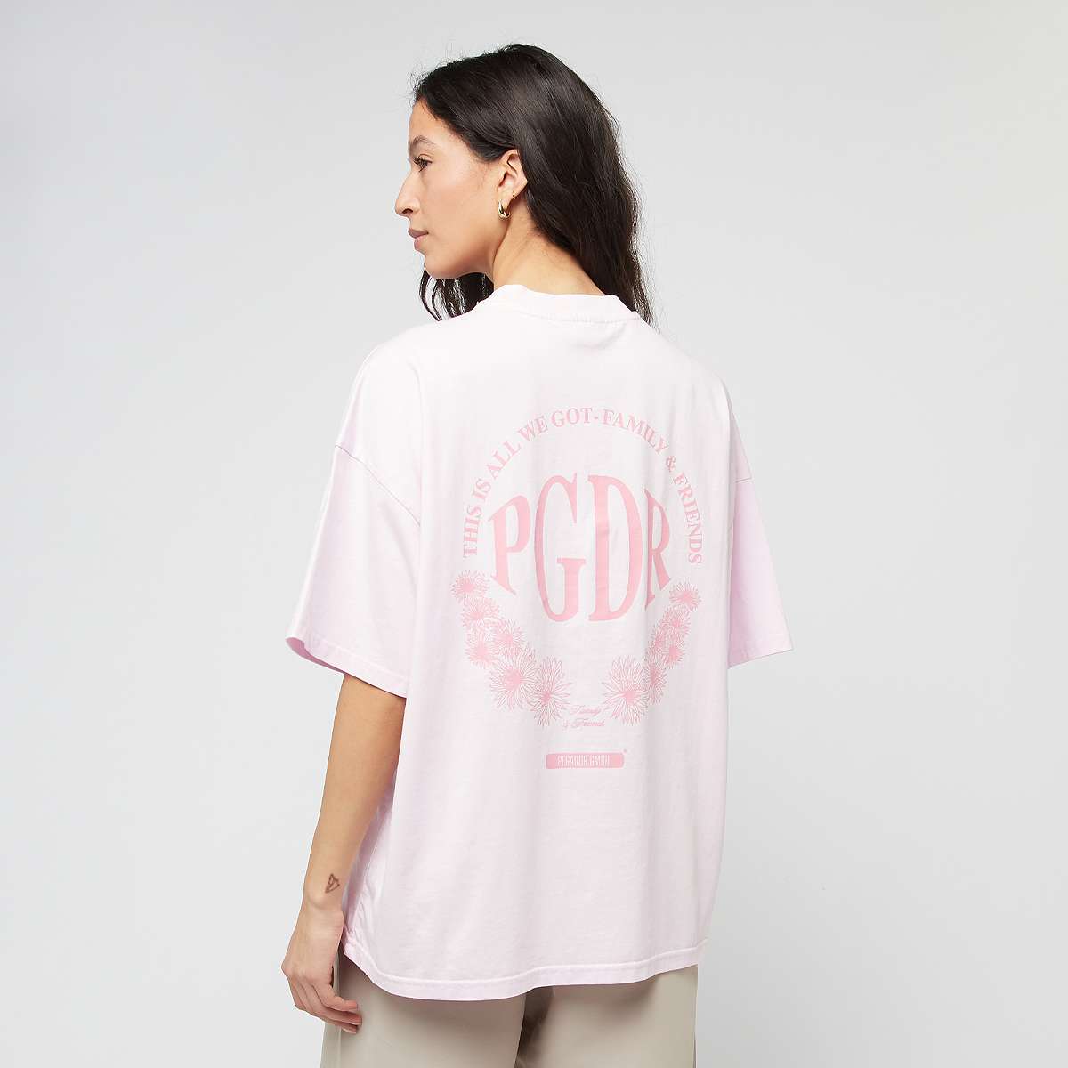 Pegador Kimi Oversized Tee women T-Shirts & Polo's lichtroze Maat S Kleding