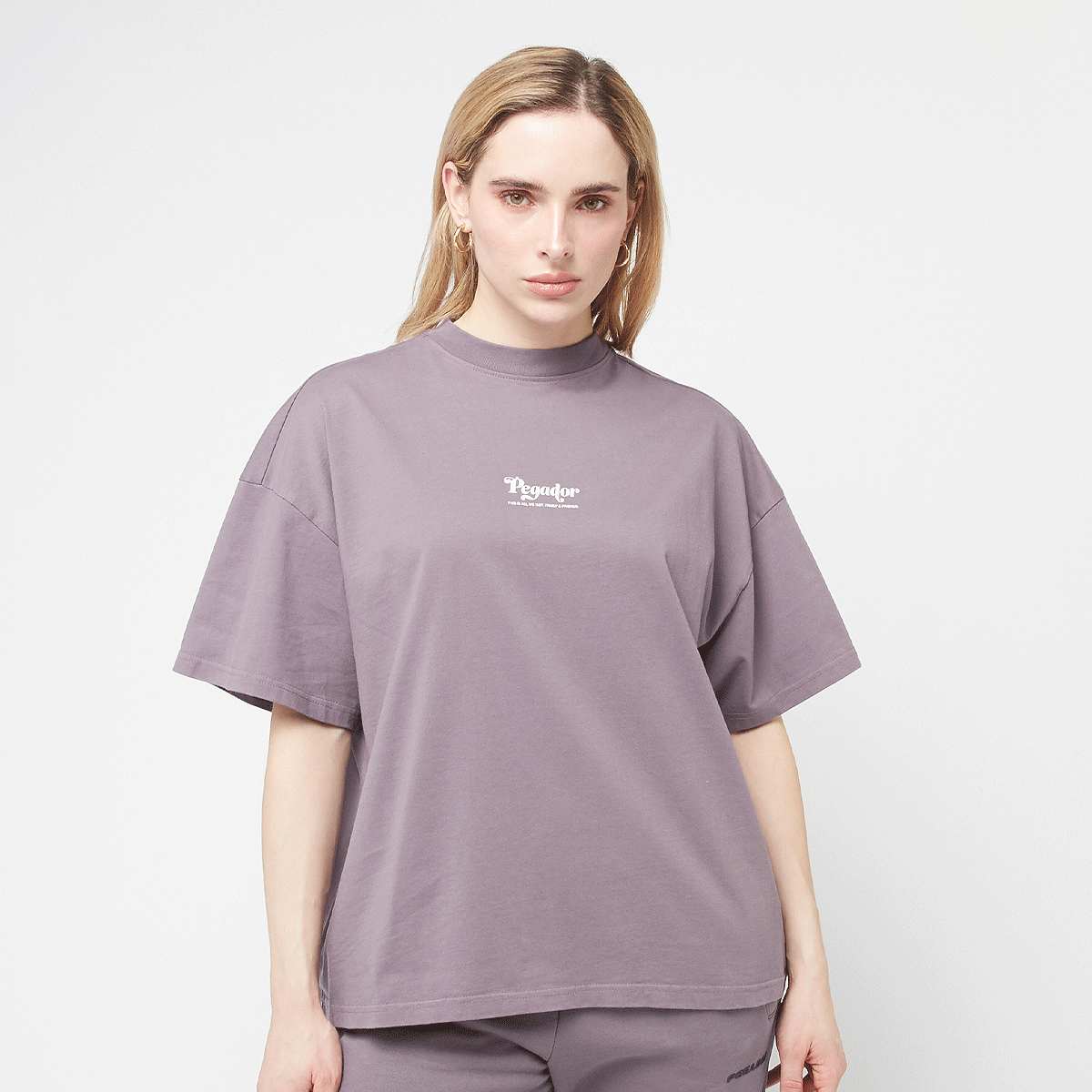 Pegador Sienna Oversized Tee Women T-Shirts & Polo's roze Maat XS Kleding