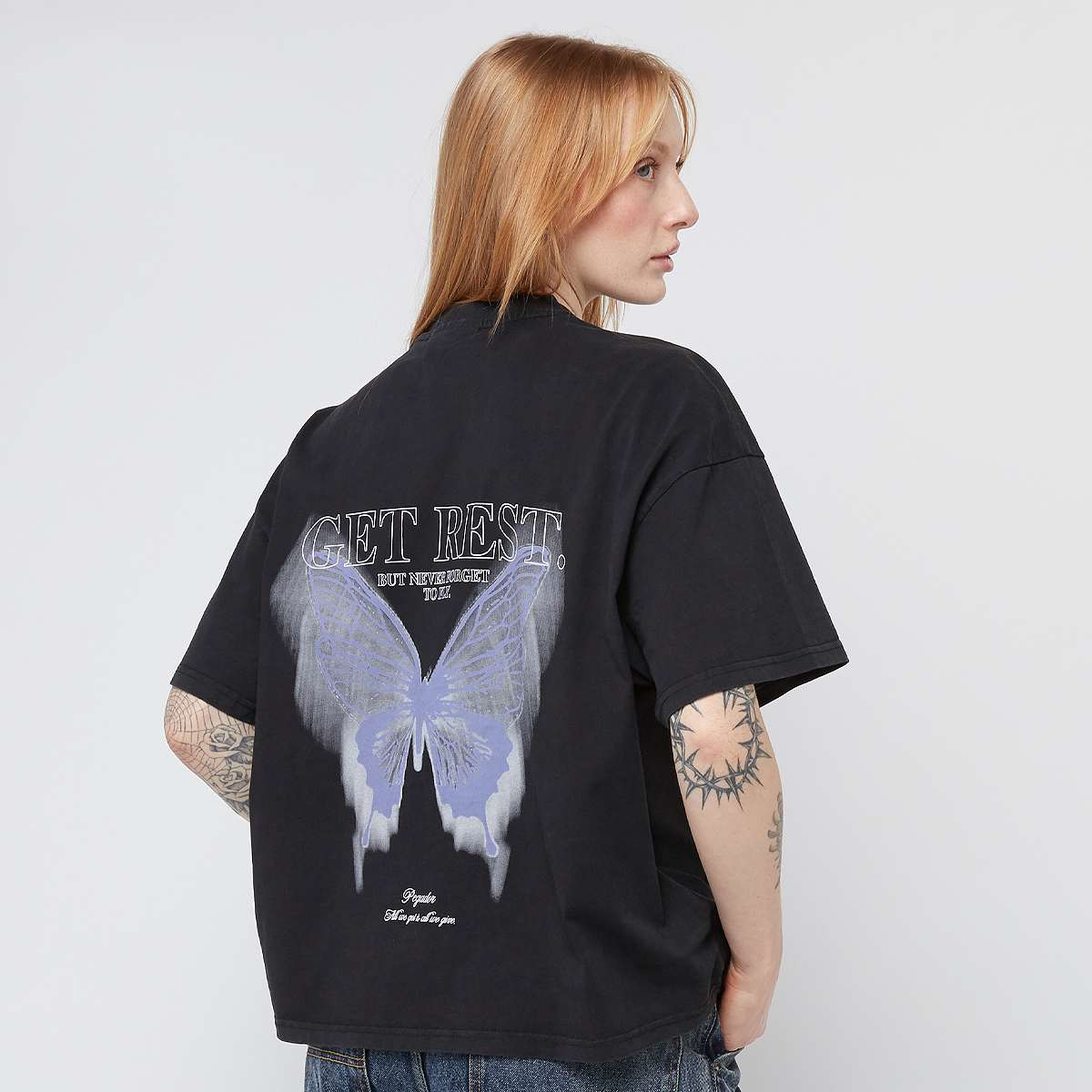 Pegador Lena Oversized Tee Women T-Shirts & Polo's zwart Maat XS Kleding