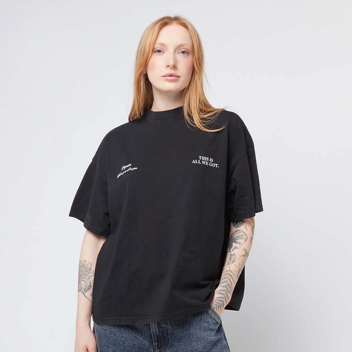 Pegador Lena Oversized Tee Women T-Shirts & Polo's zwart Maat XS Kleding