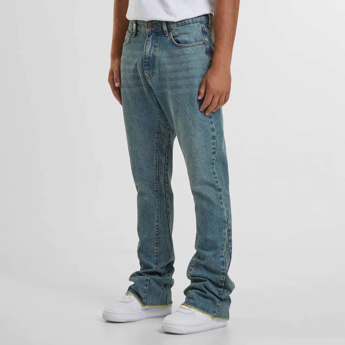 2Y STUDIOS Milu Flared Basic Jeans Men Spijkerbroeken blauw Kleding