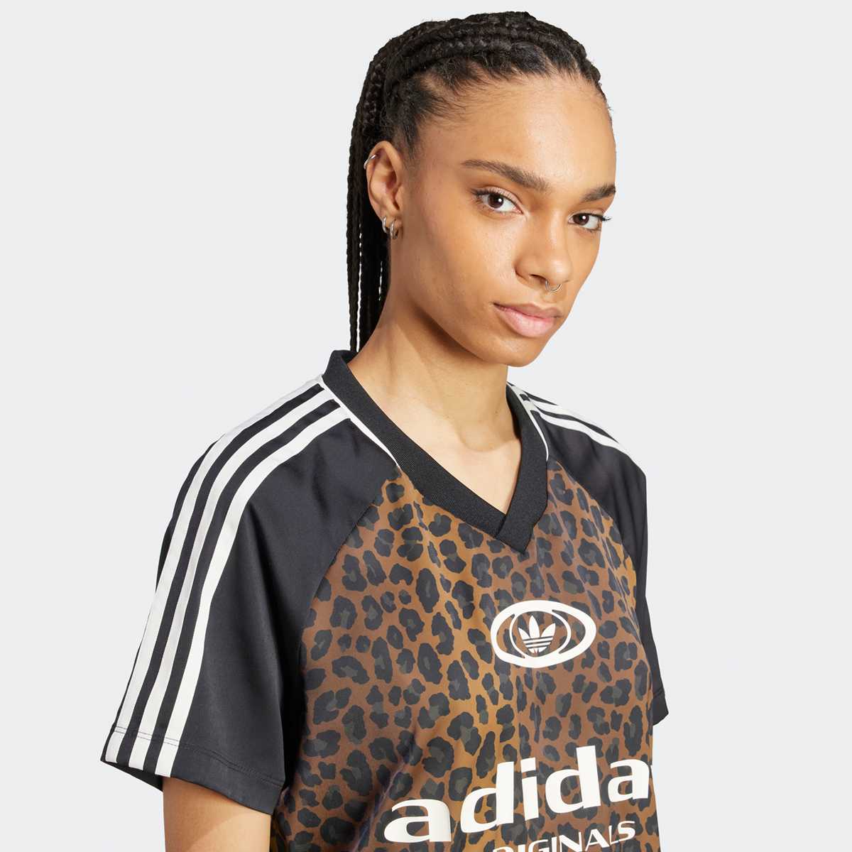 adidas Originals Satin Football Jersey Trainingspakken in bruin formaten: XS
