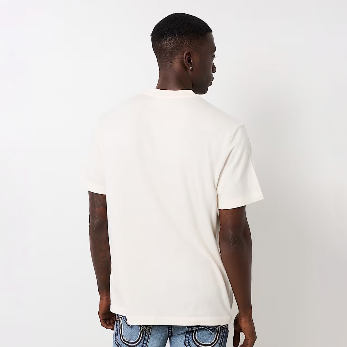 True Religion Vintage Crackle Buddha Tee men T-Shirts & Polo's wit Maat S Kleding