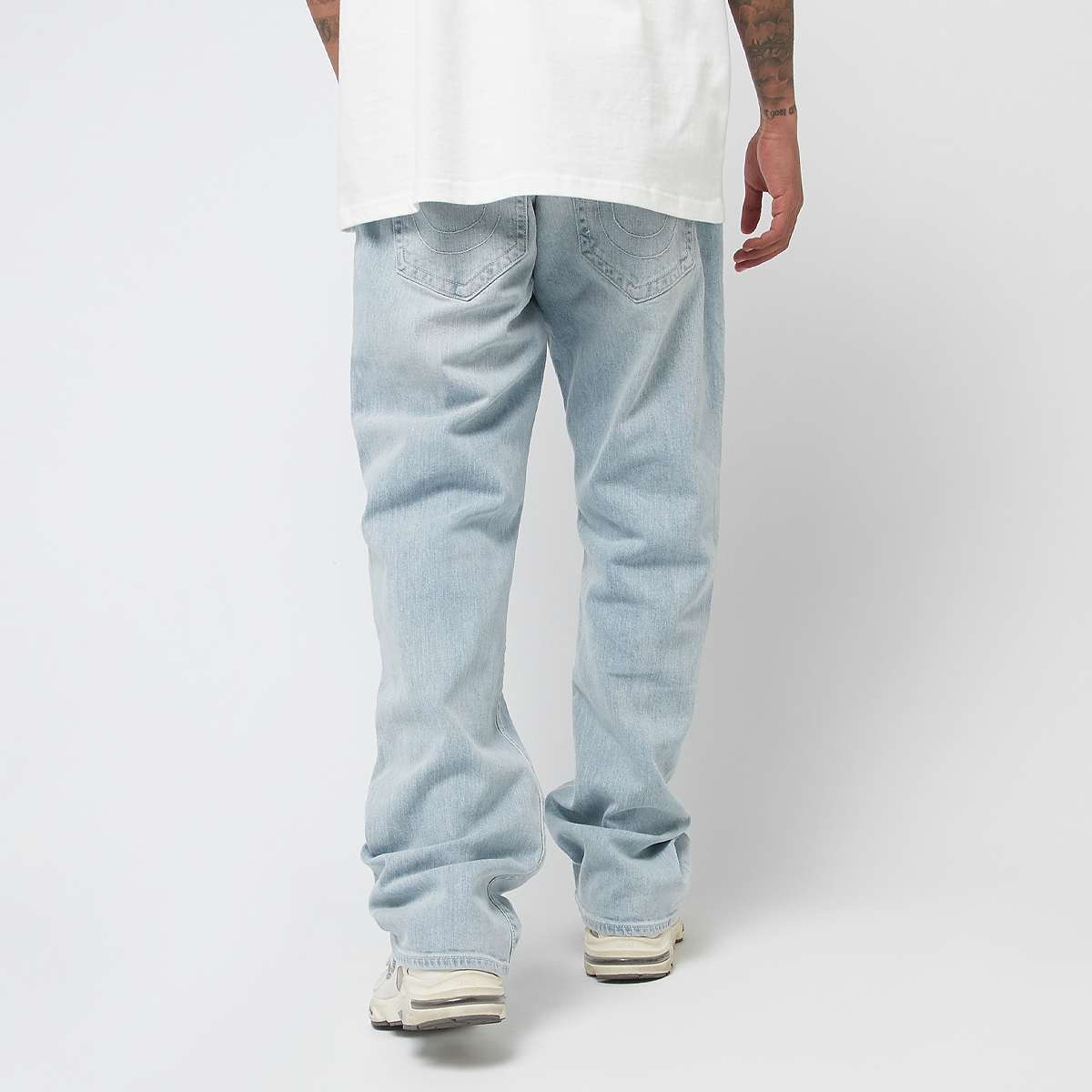 True Religion Ricky SN Flap Straight Jeans Spijkerbroeken in blauw formaten: 28