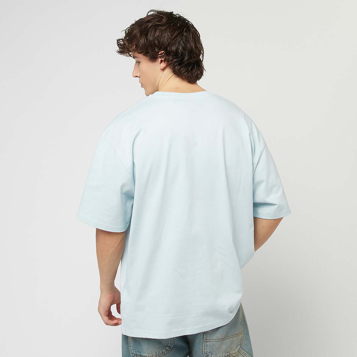 SNIPES Small Logo Essential Oversized Tee men T-Shirts & Polo's blauw Maat XS Kleding