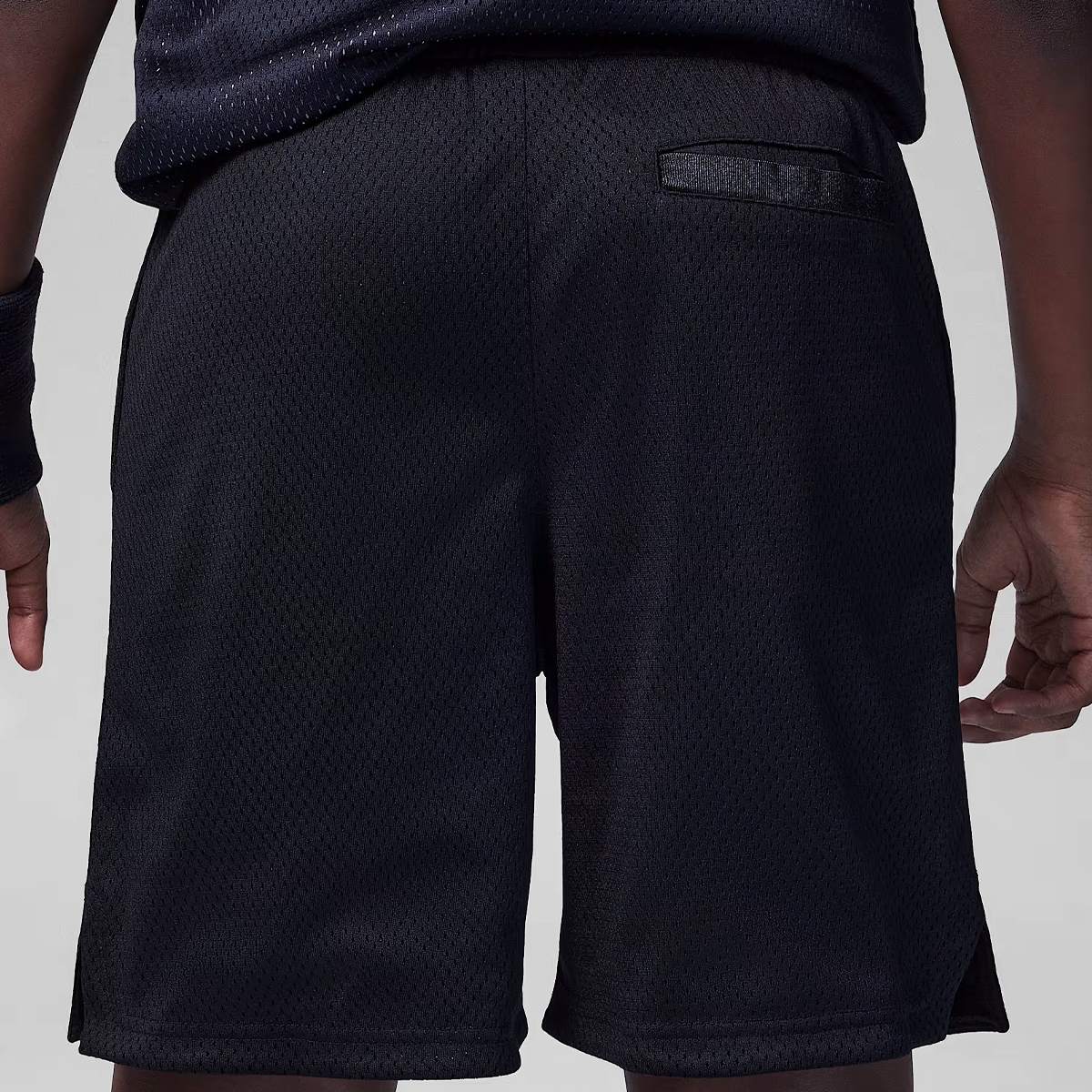 Jordan Customized Air Flame Shorts unisex Sport shorts zwart Maat 128-132 Kleding