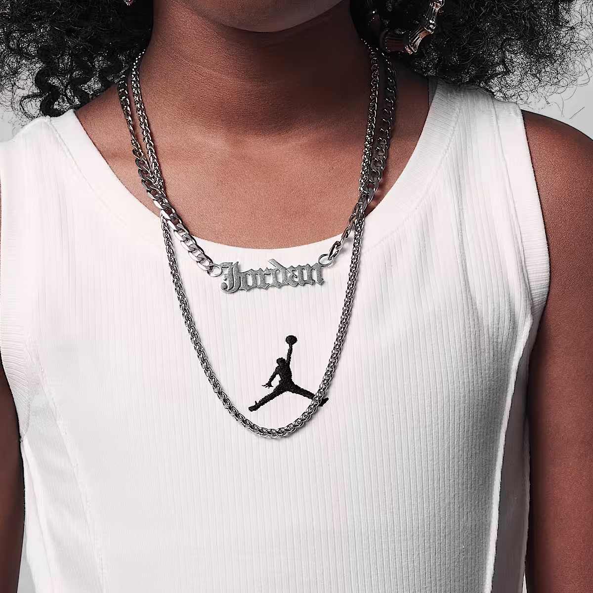 Jordan Jumpman Training Camp Pintuck T unisex Tanktops & Tops beige Maat 122-128 Kleding