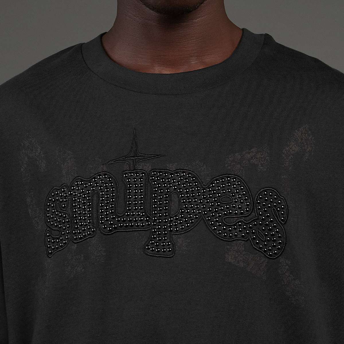 SNIPES Studs Oversized Tee men T-Shirts & Polo's zwart Maat XS Kleding
