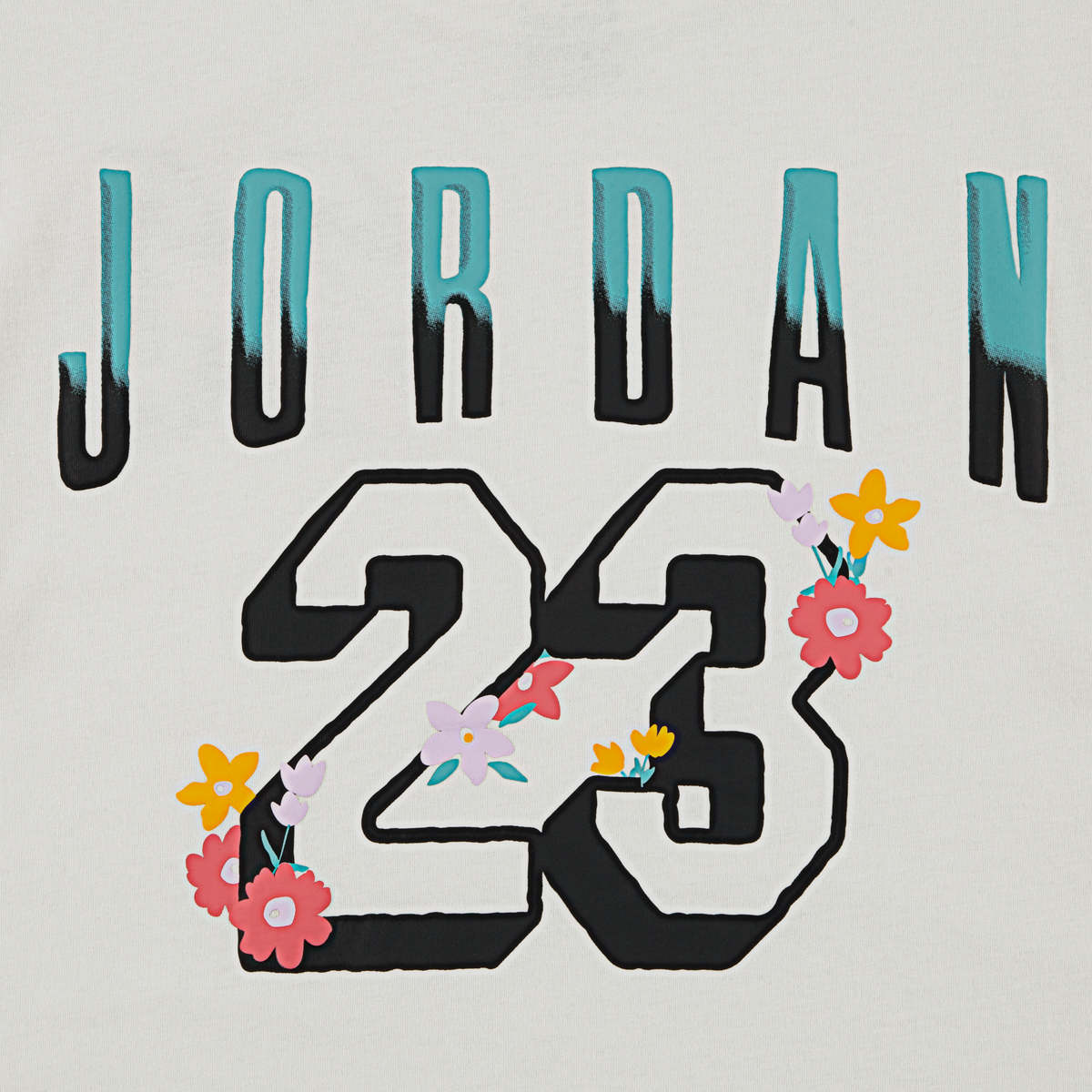 Jordan Summer Bloom Oversized Tee unisex T-Shirts beige Maat 122-128 Kleding
