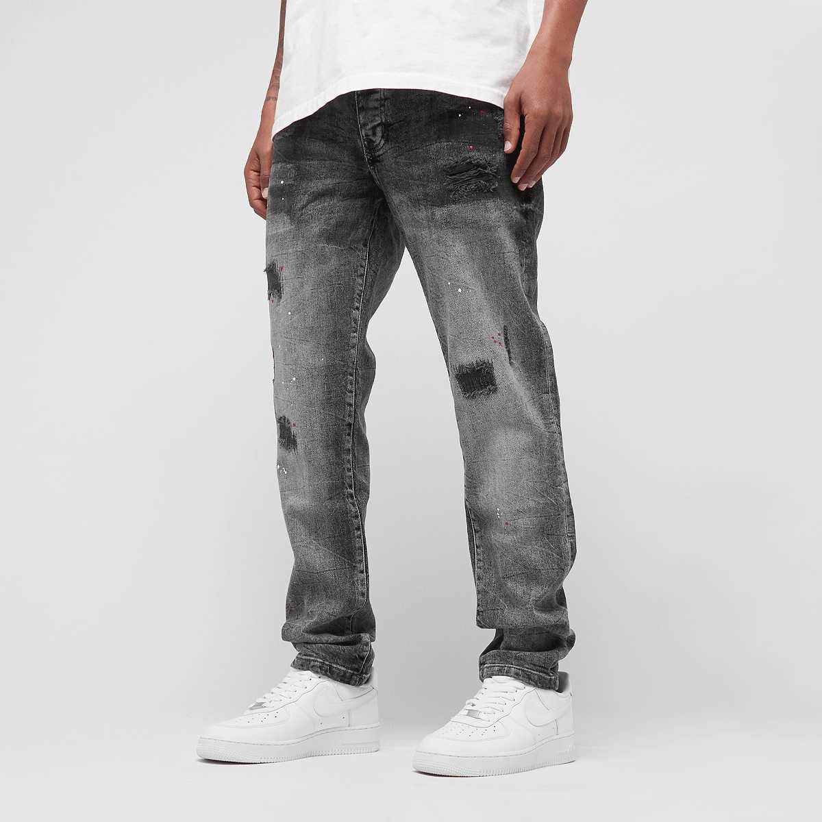 2Y STUDIOS, Julio Ripped Slim Fit Jeans, grey