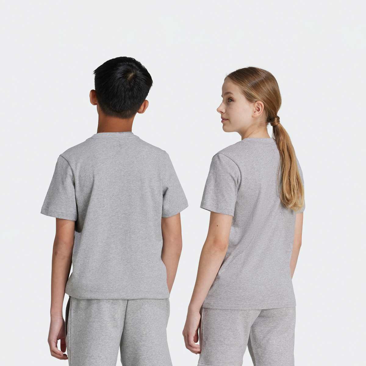 adidas Originals Trefoil T-shirt unisex T-Shirts grijs Kleding