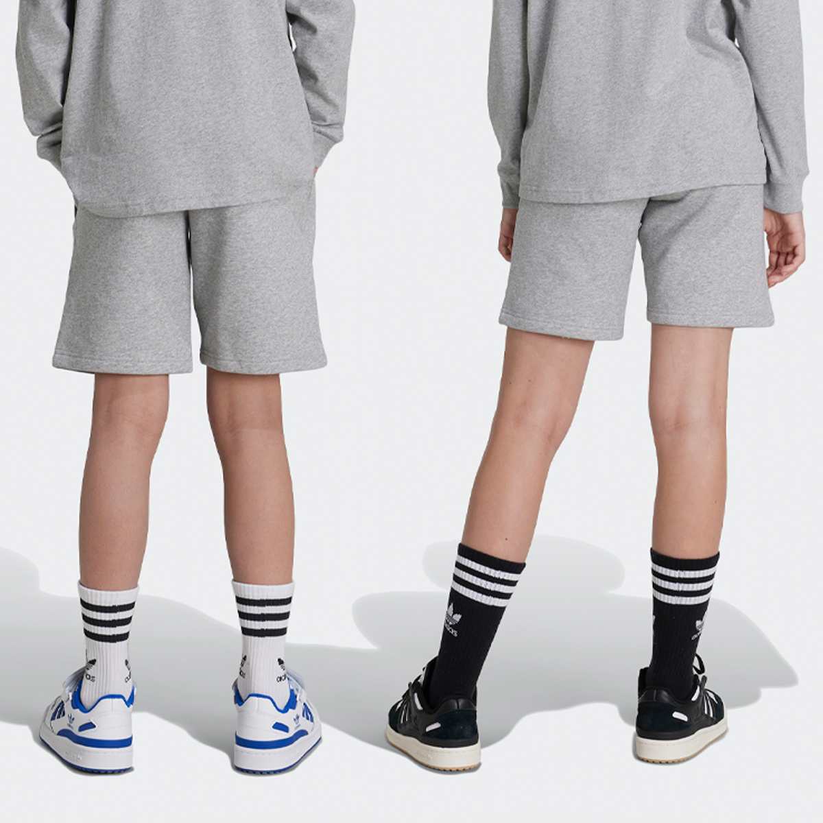 adidas Originals Trefoil Short Sport shorts in grijs formaten: 140