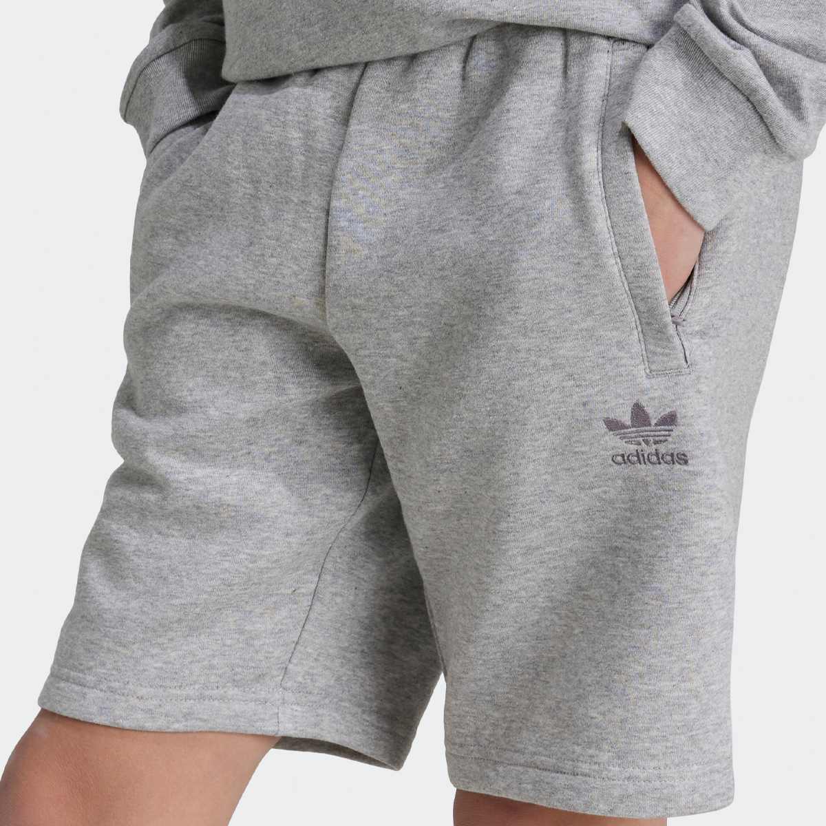 adidas Originals Trefoil Short Sport shorts in grijs formaten: 140