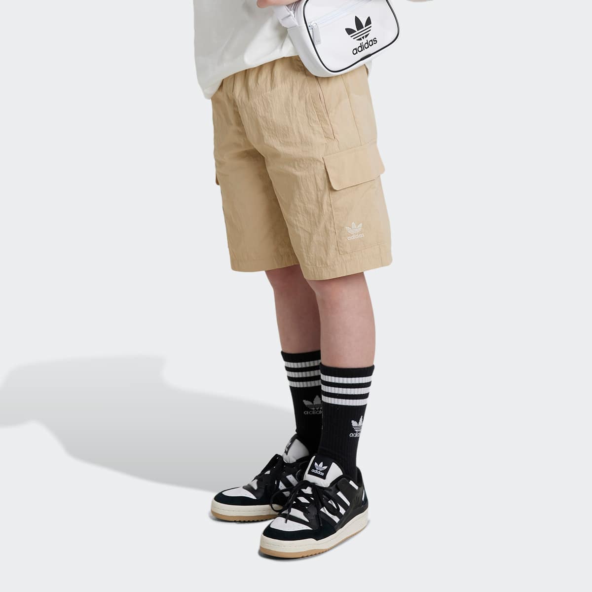 adidas Originals, Cargo Shorts, beige
