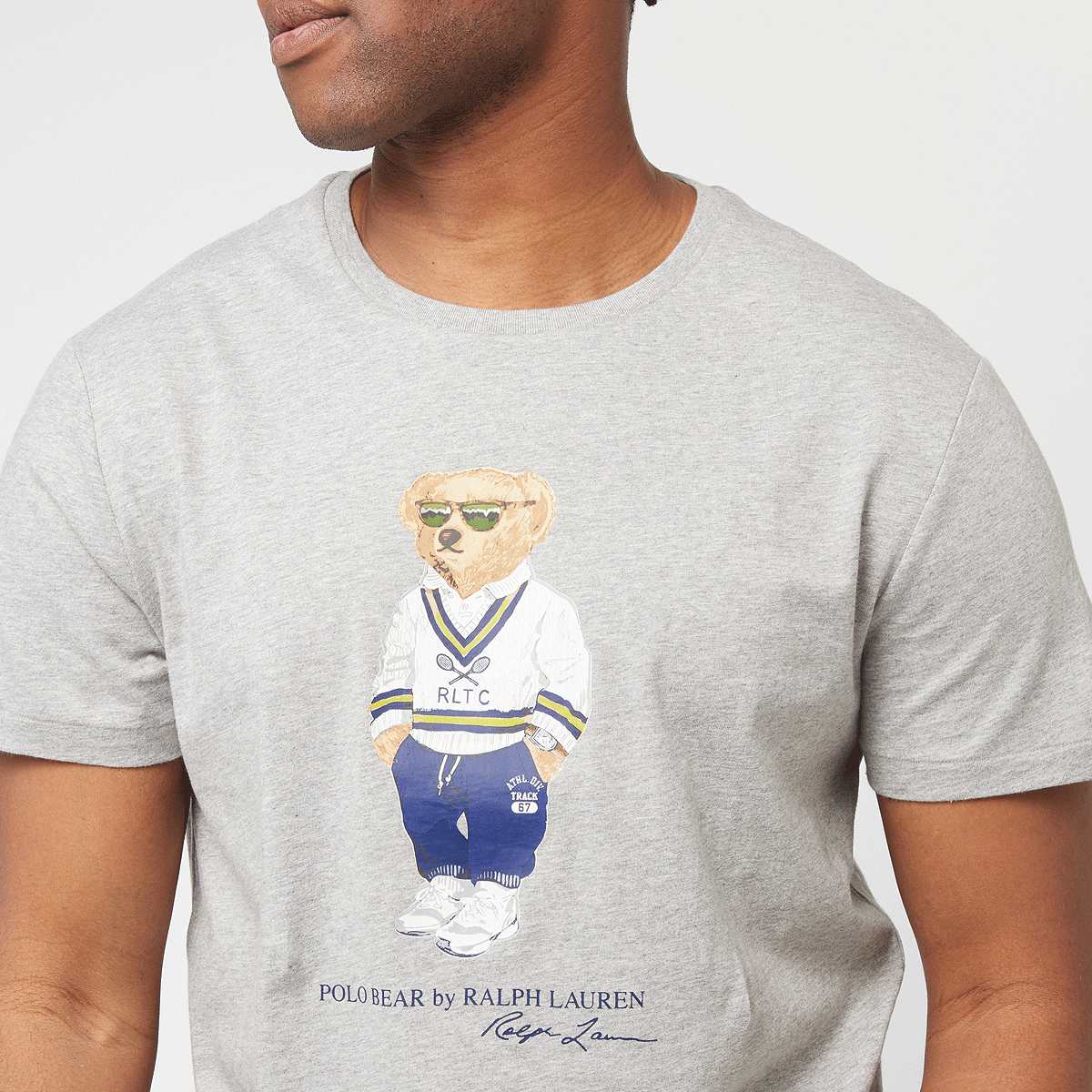 Polo Ralph Lauren Shortsleeve T-Shirt men T-Shirts & Polo's grijs Maat S Kleding
