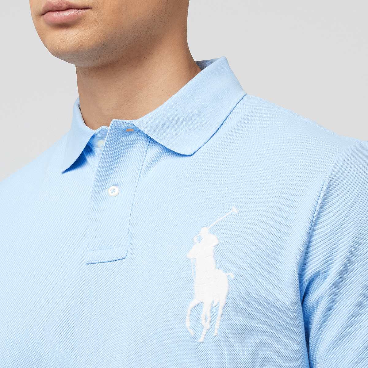 Polo Ralph Lauren Shortsleeve Shirt men T-Shirts & Polo's blauw Maat L Kleding