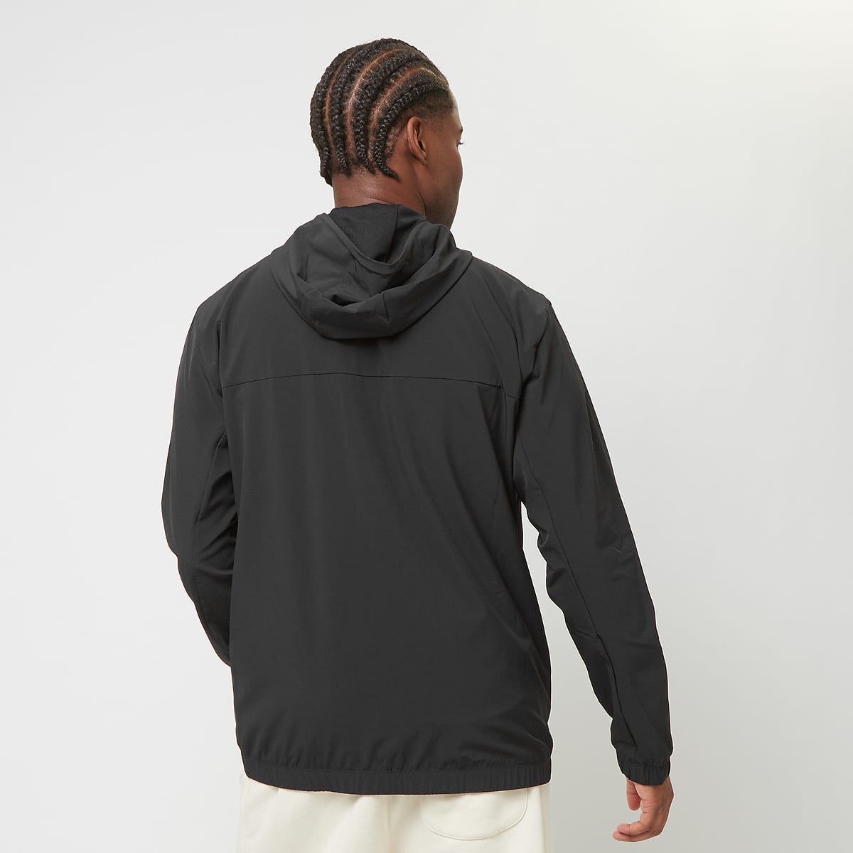 New Balance Woven Hooded Jacket men Tussenseizoensjassen zwart Maat S Kleding