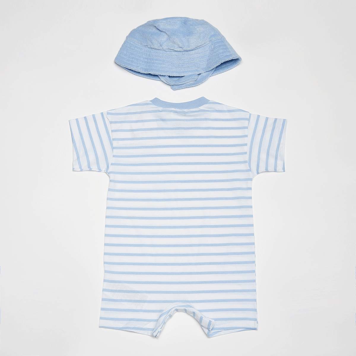 Nike Towel Terry Short Sleeve Romper unisex Baby Rompers & Sets blauw M Kleding