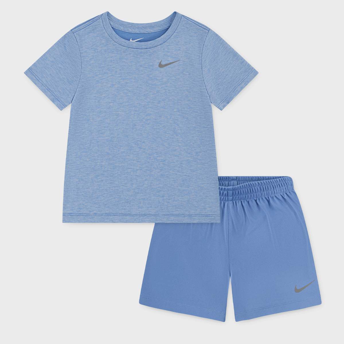 Nike, Dri-Fit Shortsleeve Tee Short Set, blue
