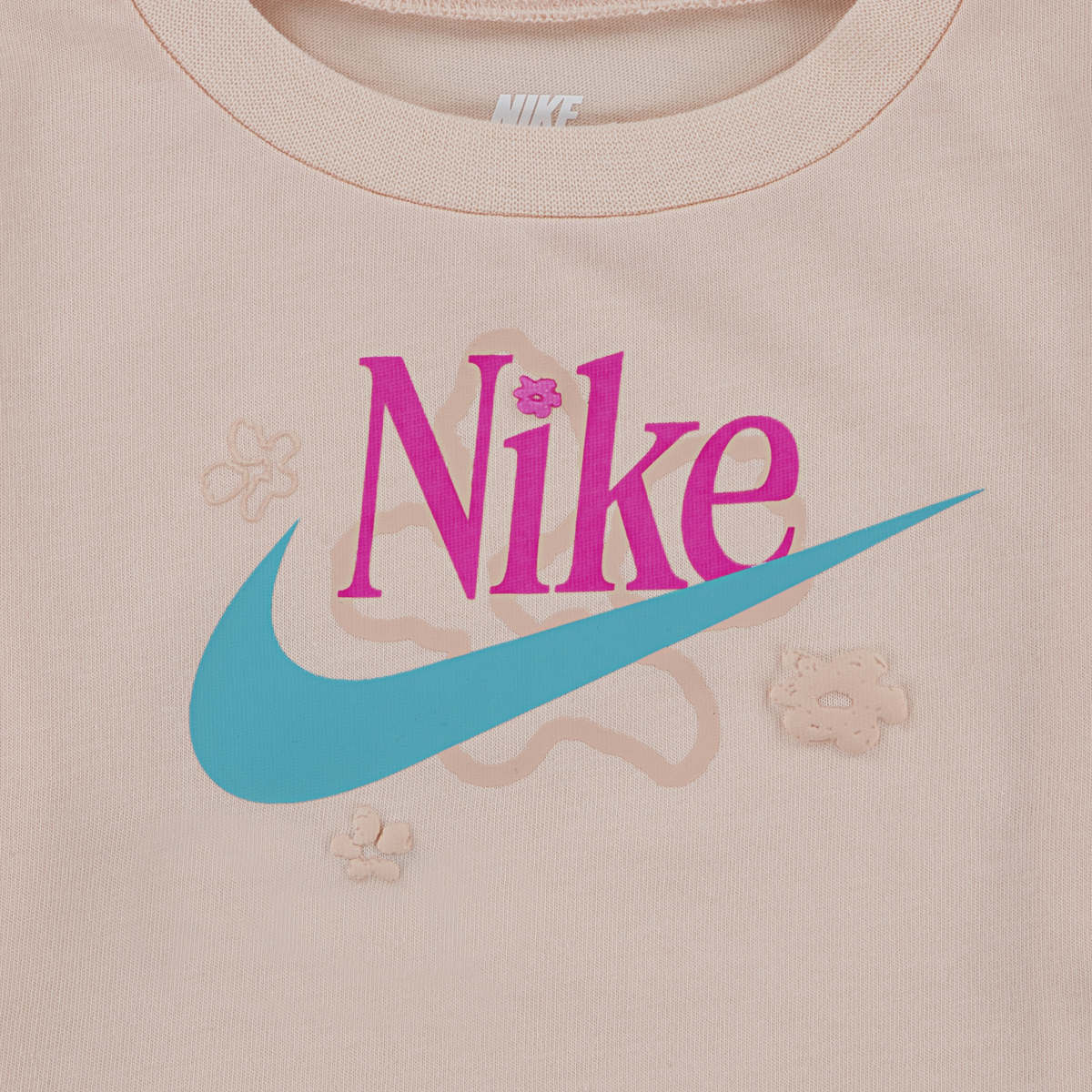 Nike Wild Flower Jersey French Terry Shorts Set unisex Baby Rompers & Sets lichtroze 98 Kleding