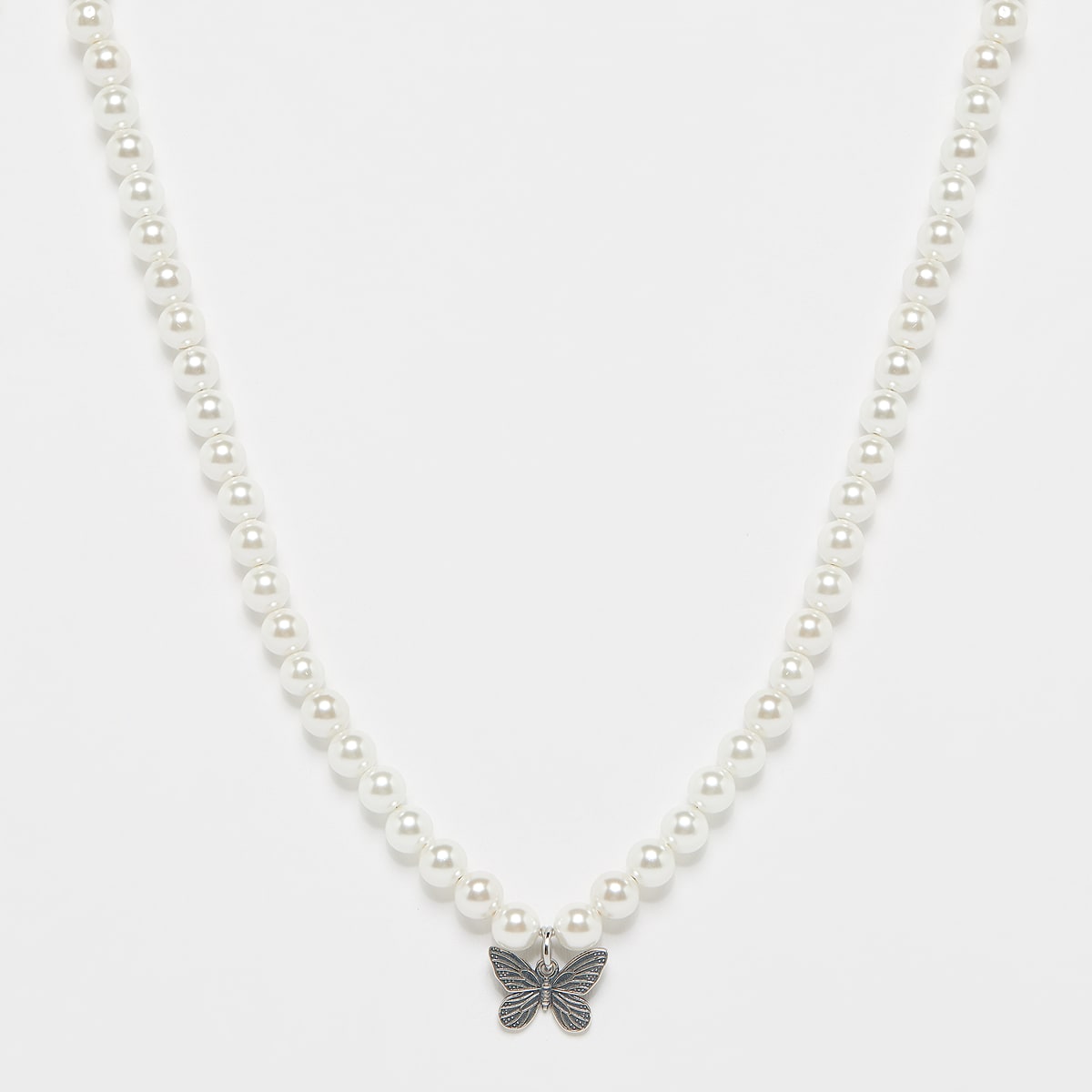 Selected, fainz, 925 Butterfly Pearl Chain, silver