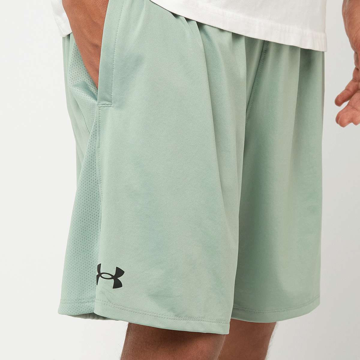 Under Armour Tech Vent 7in Shorts men Sportshorts groen Maat S Kleding