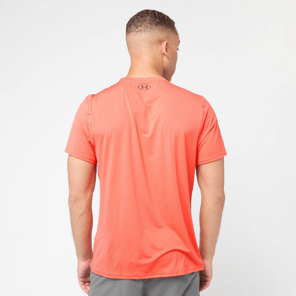 Under Armour Heatgear Fitted Shortsleeve men T-Shirts & Polo's oranje Maat XL Kleding