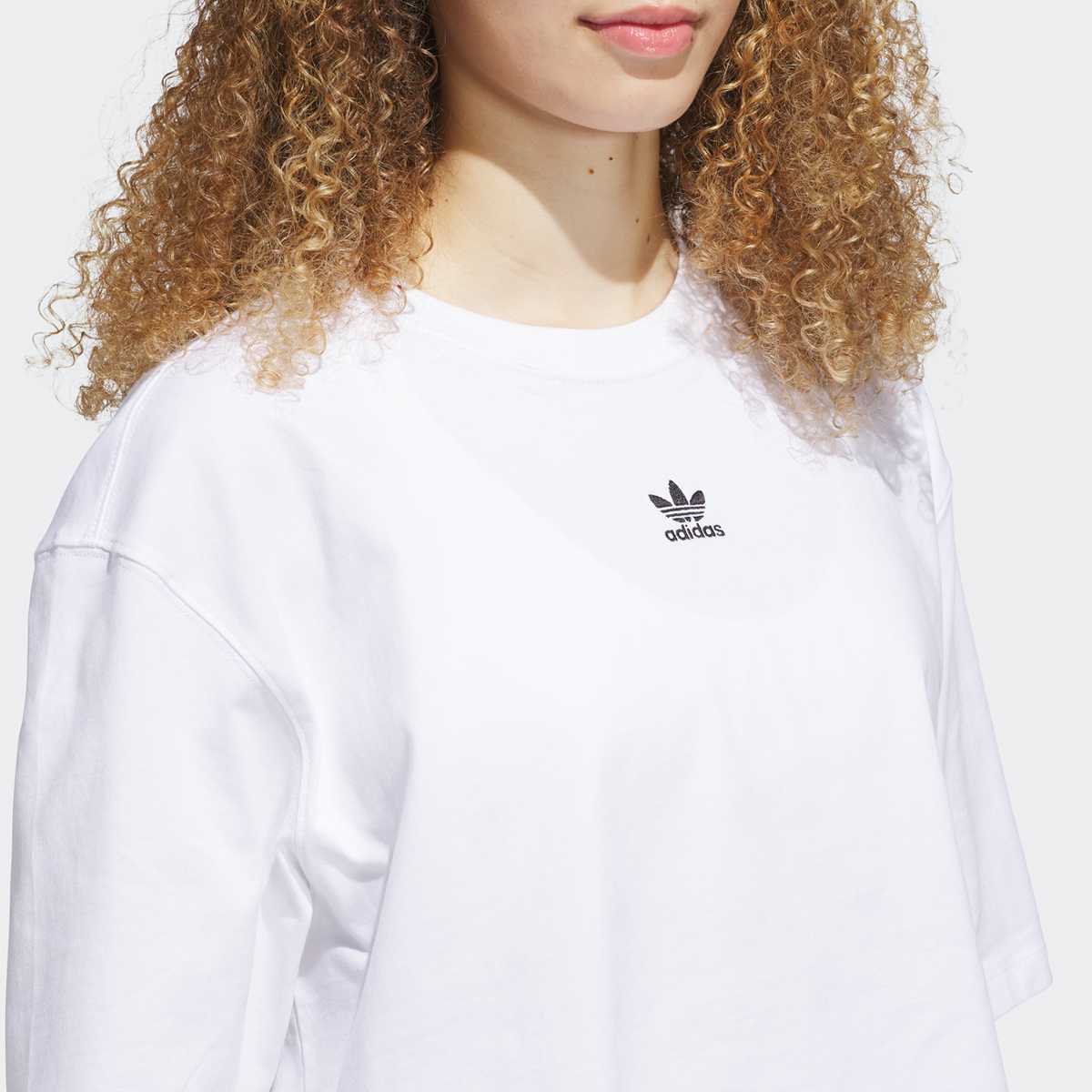 adidas Originals Essentials Crop T-Shirt women T-Shirts & Polo's wit Maat XS Kleding