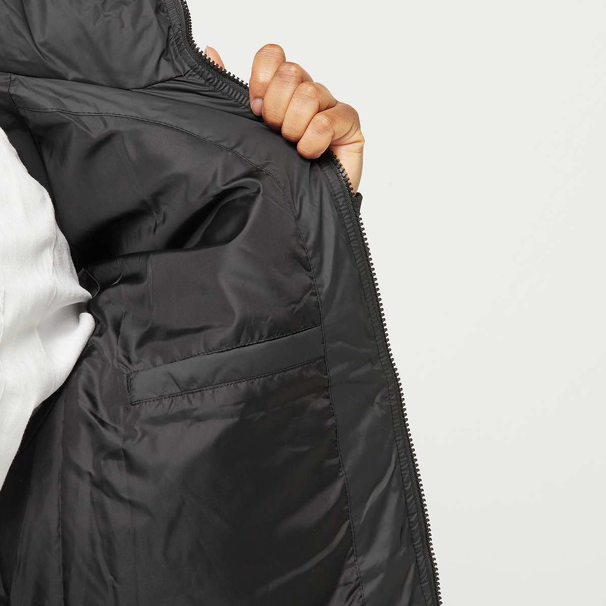 Urban Classics Basic Puffer Jacket Men jackets zwart Maat L Kleding