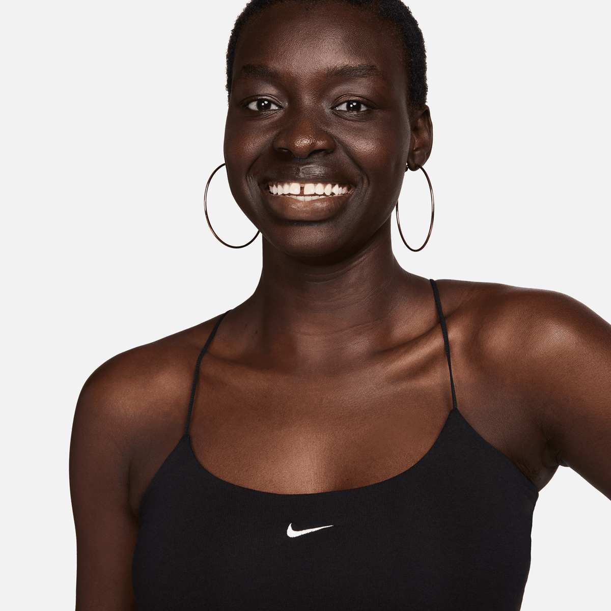 Nike Sportswear Chill Knit Cami-Tanktop women Tops zwart Maat XS Kleding