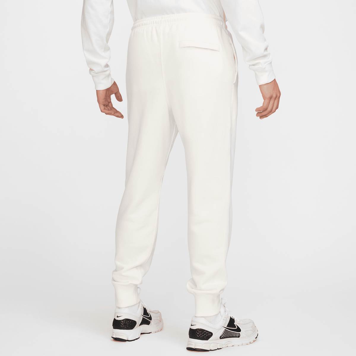 Nike Club French-Terry Jogger men Trainingsbroeken wit Maat S Kleding