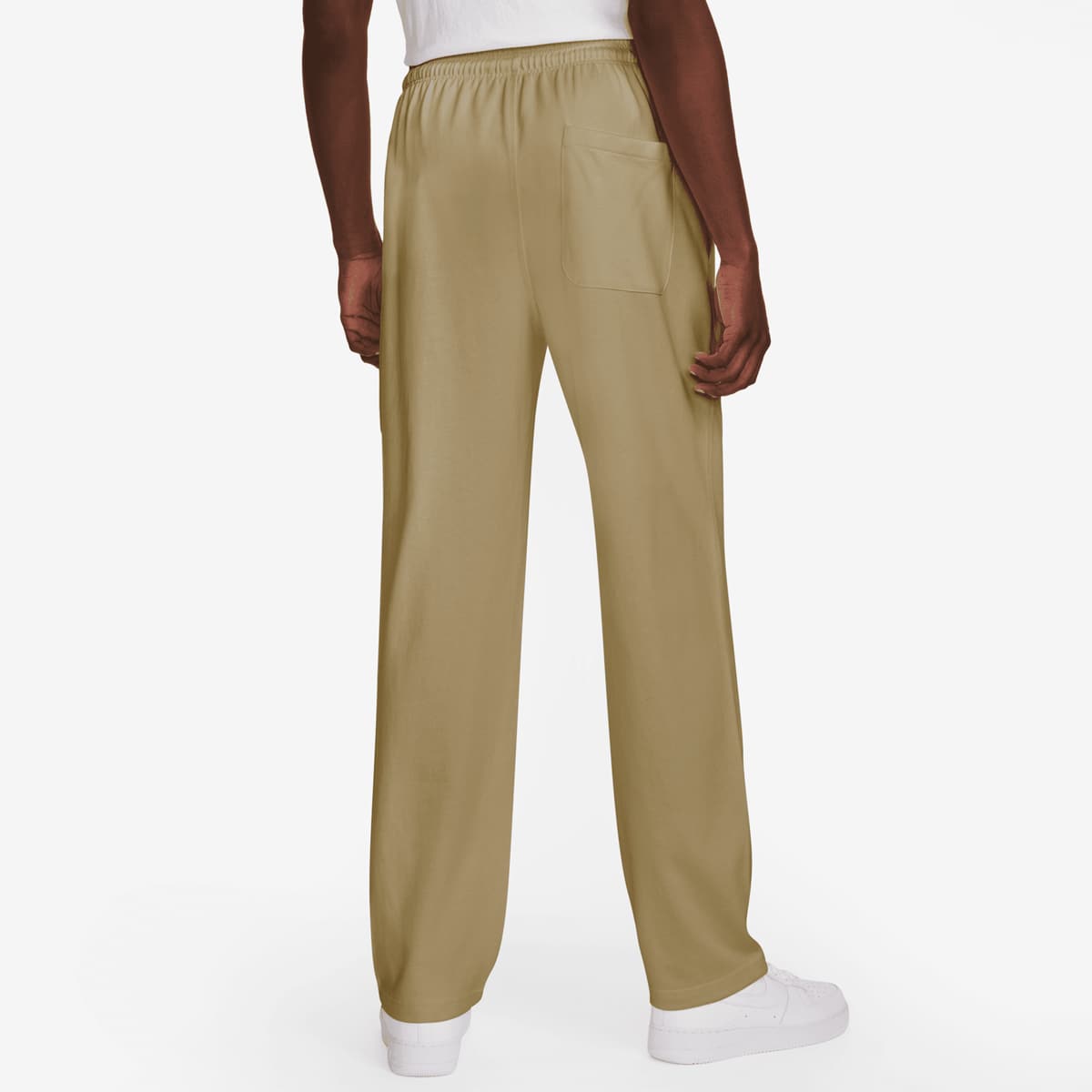 Nike Club Knit OH Pant men Trainingsbroeken beige Maat XS Kleding