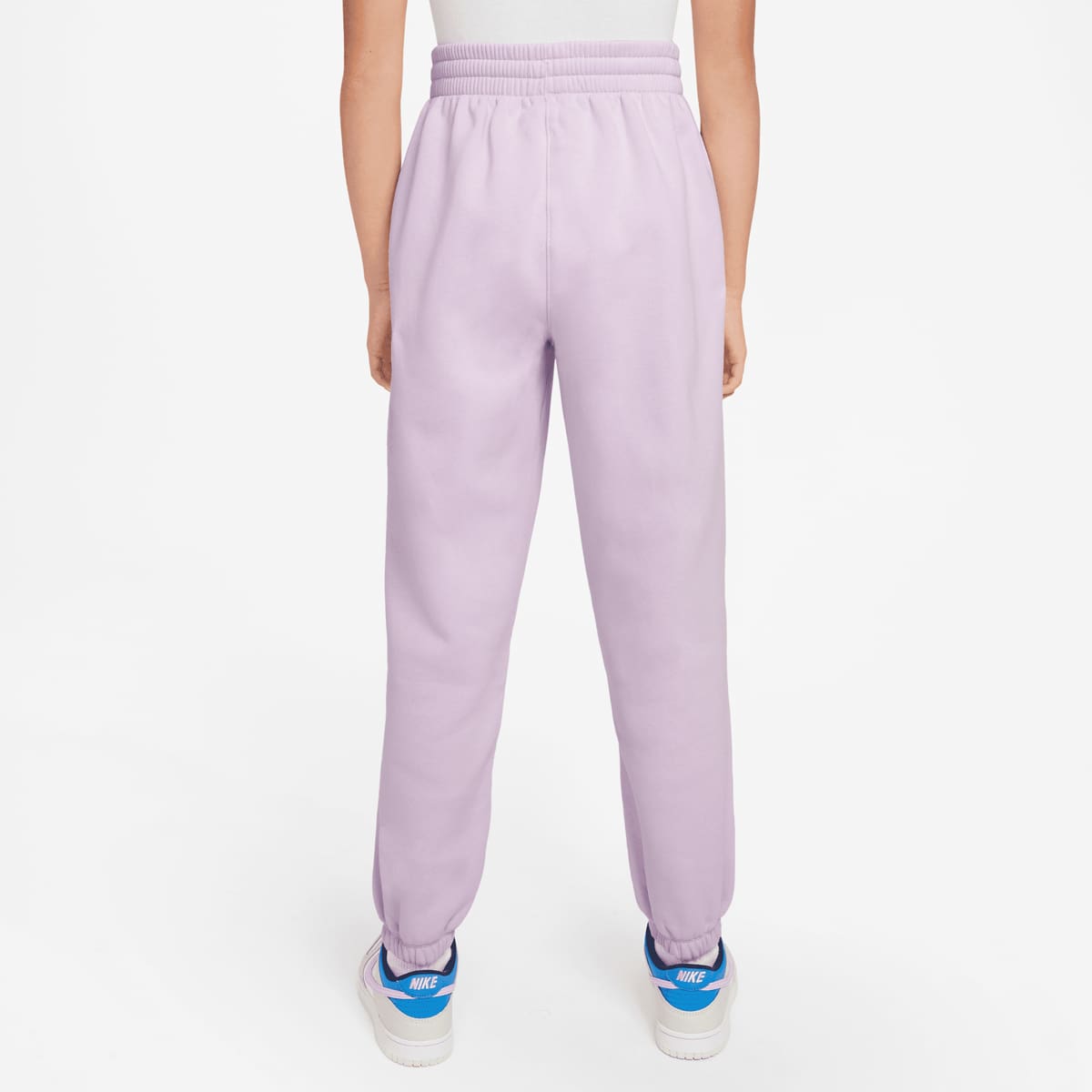 Nike Junior Sportswear Club Fleece Loose Pant Low Brand Read unisex Trainingsbroeken roze Kleding